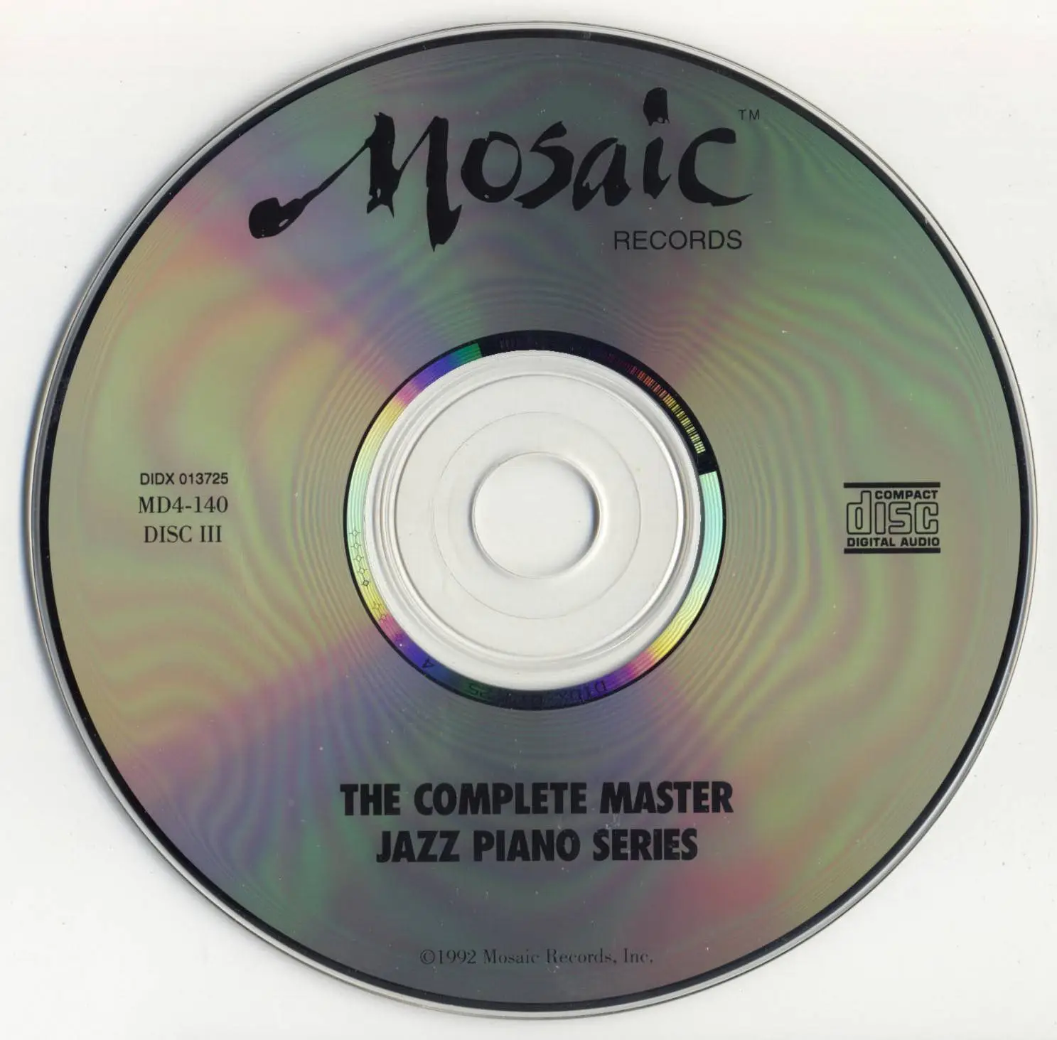 Various Artists - The Complete Master Jazz Piano Series (1992) {4CD Box ...