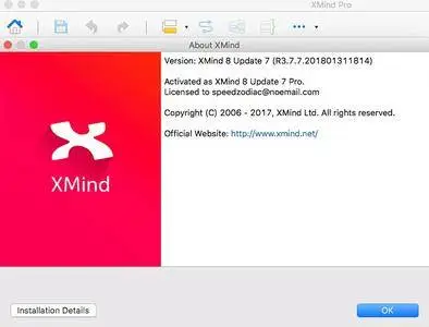 XMind 8 Pro 3.7.7 Build 201801311814 Multilingual macOS