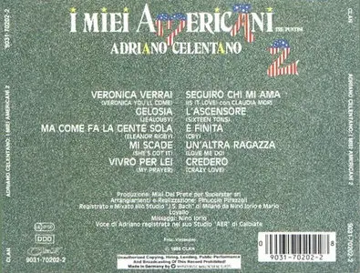 Adriano Celentano - I Miei Americani Tre Puntini 2 (1986)
