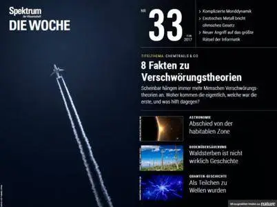 Spektrum Die Woche No 33 – 17. August 2017