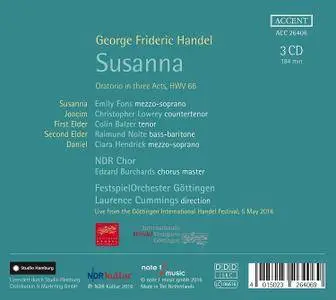 Laurence Cummings & Festspiel Orchester Göttingen - Handel: Susanna, HWV 66 (Live) (2016)
