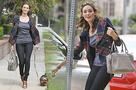 Emmy Rossum - in West Hollywood 9-22-10