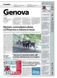 la Repubblica Genova - 9 Giugno 2018