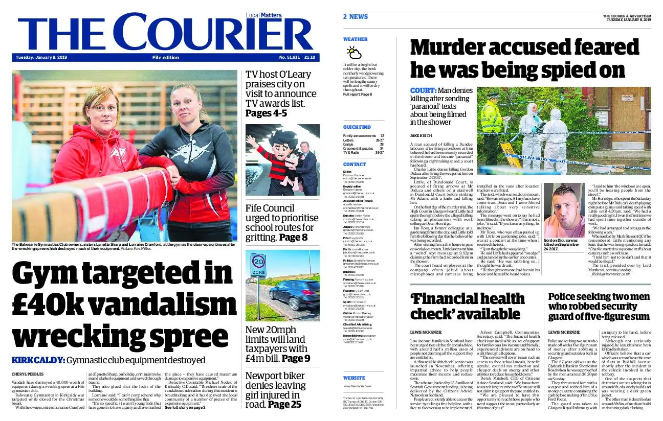 The Courier Fife - January 08, 2019 / AvaxHome