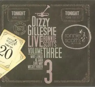 Dizzy Gillespie - Live At Ronnie Scott's, Volume Three (1973) {Consolidated Artists CAP1043 rel 2014}