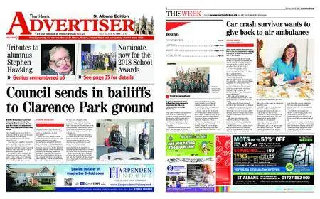 The Herts Advertiser – March 15, 2018