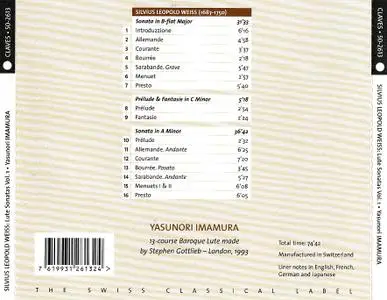 Yasunori Imamura - Silvius Leopold Weiss: Lute Sonatas, Vol. 1 (2006)