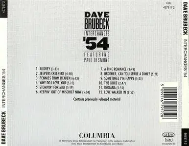 Dave Brubeck - Interchanges '54 (1991)