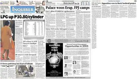 Philippine Daily Inquirer – November 10, 2004