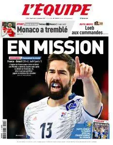 L'equipe du Mercredi 11 Janvier 2017