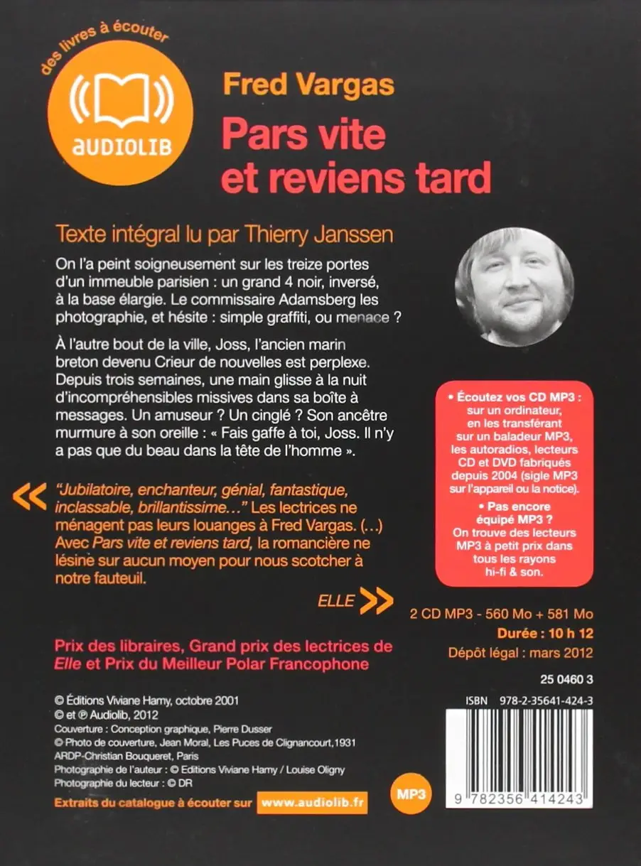 Fred Vargas Pars Vite Et Reviens Tard Fred Vargas, "Pars vite et reviens tard" / AvaxHome