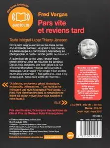Fred Vargas, "Pars vite et reviens tard"