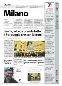 la Repubblica Milano - 18 Dicembre 2018