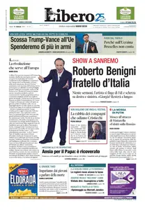 Libero - 15 Febbraio 2025