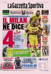 La Gazzetta dello Sport - 27 Luglio 2025