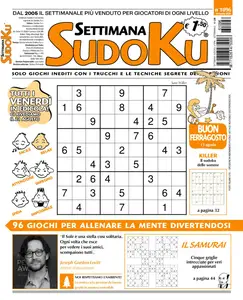 Settimana Sudoku N.1096 - 14 Agosto 2026