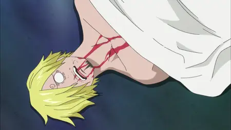 One Piece (1999 S15E13 Fishman Island Collapses! Shirleys Prediction Koten Gars