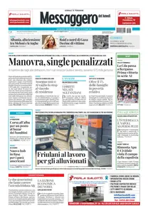 Messaggero Veneto Pordenone - 21 Ottobre 2024