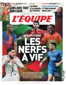 L’equipe du Jeudi 22 Août 2024