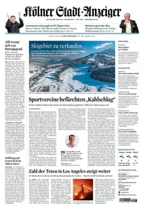 Kölner Stadt-Anzeiger Rhein-Bergischer Kreis - 13 Januar 2025