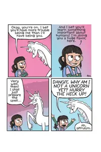 Unicorn for a Day-Another Phoebe and Her Unicorn Adventure 2023 Graphic Novel Andrews McMeel Digital-HD LeDuch