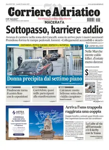 Corriere Adriatico Macerata - 20 Ottobre 2025