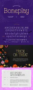 Boneplay Fun Halloween Font CZRF7UP