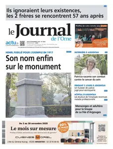 Le Journal de l'Orne - 6 Novembre 2025