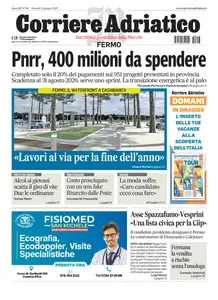Corriere Adriatico Fermo - 13 Giugno 2025