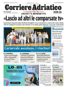 Corriere Adriatico Ascoli - 10 Marzo 2025