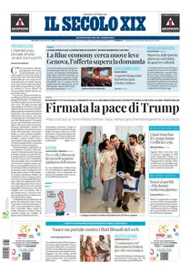 Il Secolo XIX Genova - 14 Ottobre 2025
