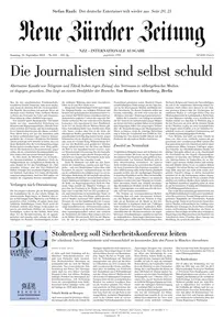 Neue Zurcher Zeitung International  - 14 September 2024