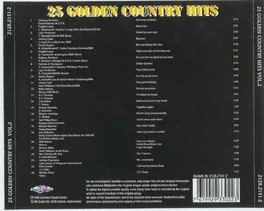 25 Golden Country Hits Volume 2
