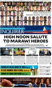 Philippines Daily Inquirer - June 12, 2017