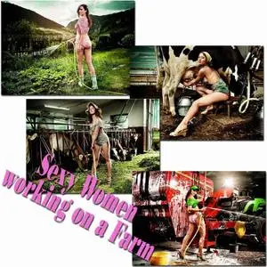 Sexy Women working on a Farm