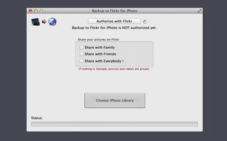 Backup to Flickr for iPhoto v1.5 Bilingual Retail (Mac OS X)