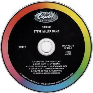 The Steve Miller Band - Sailor (1968) Japanese Reissue 2007