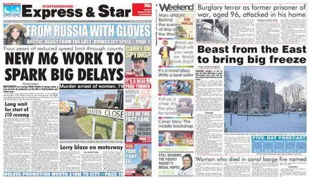 Express and Star Staffordshire Edition – February 24, 2018