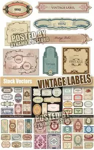 Vintage labels - Stock Vectors