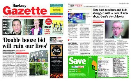 Hackney Gazette – August 24, 2017