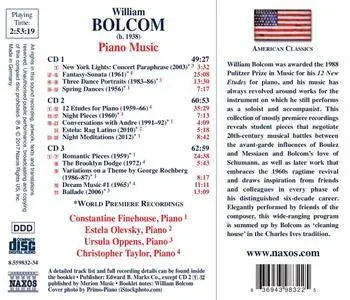 VA - Bolcom: Music for Solo Piano (2017)