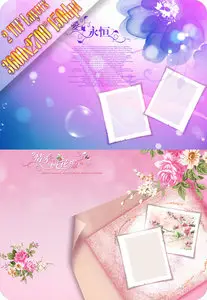 Pink collages