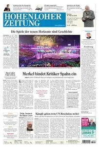 Hohenloher Zeitung - 26. Februar 2018