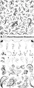 Vectors - Floral Ornaments Elements 5