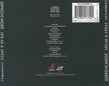 Depeche Mode - Speak & Spell (1981)