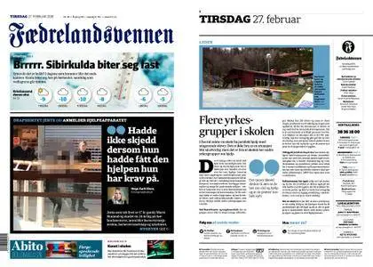 Fædrelandsvennen – 27. februar 2018