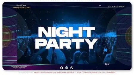 Night Party Music Event Promo 38650020
