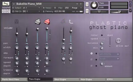 Sound Dust Plastic Ghost Piano KONTAKT