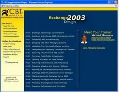 CBT MCSE Exchange Server 2003 Design Course (70-285)