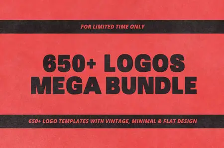 Creativemarket - MEGA BUNDLE 650+ Logos and Badges